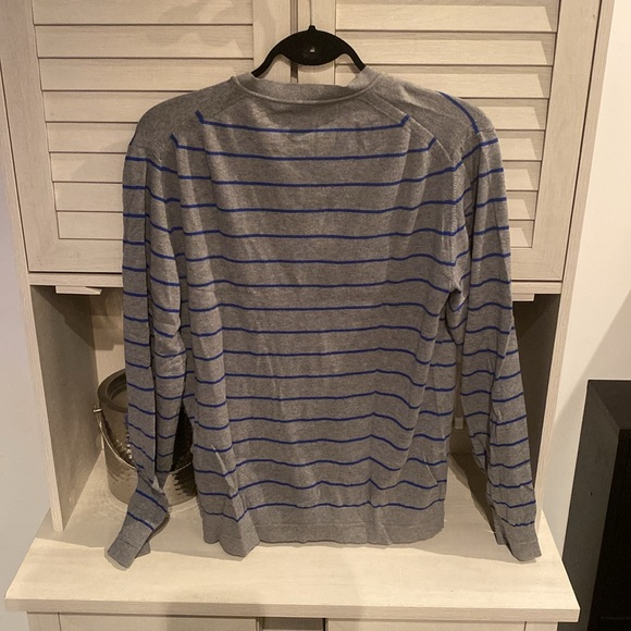 Armani Exchange , Medium, Grey with blue stripes - Picture 2 of 2